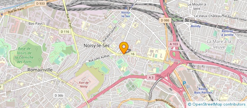 localisation de l'entreprise SOFT RENOVATION à NOISY-LE-SEC