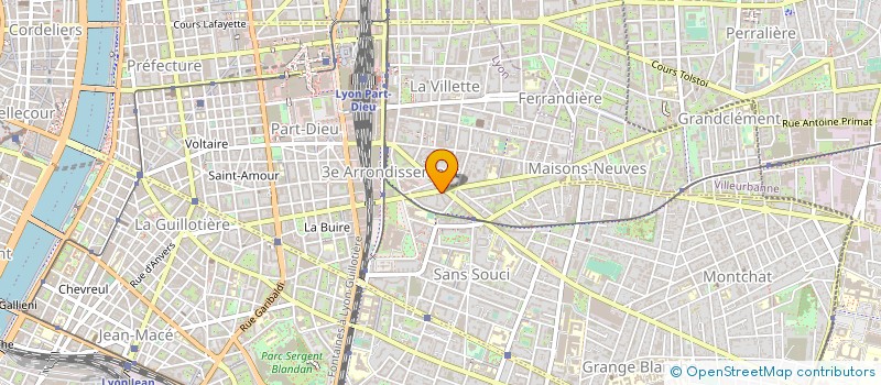 localisation de l'entreprise SOFT SYSTEM DSLI  LYON