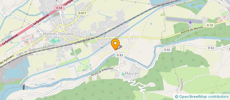 localisation de l'entreprise SOFT TRANSPORT ET LOGISTIQUE à MARTRES-TOLOSANE
