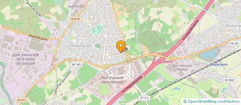 localisation de l'entreprise SOFT UNITY à VENDARGUES