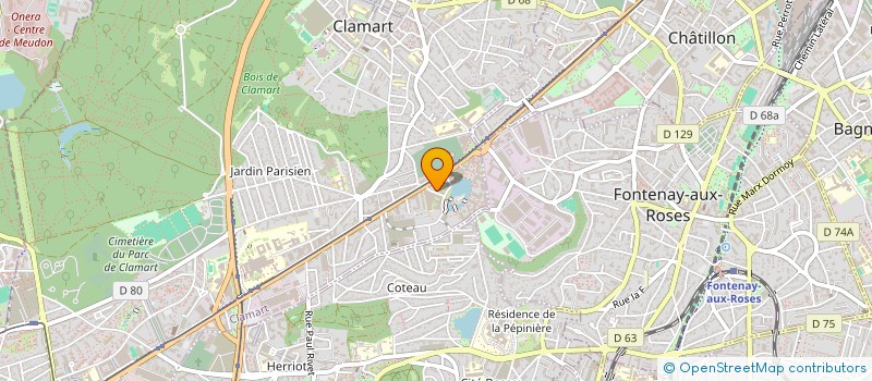 localisation de l'entreprise SOFTALAM  CLAMART
