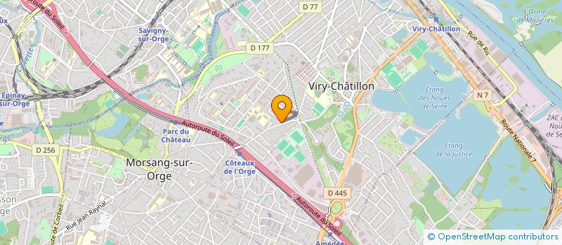 localisation de l'entreprise SOFTAR à VIRY-CHATILLON