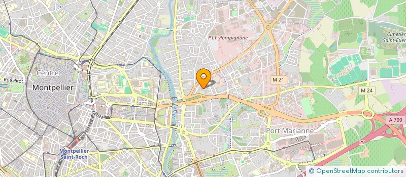 localisation de l'entreprise SOFTCARE CONSEIL à MONTPELLIER