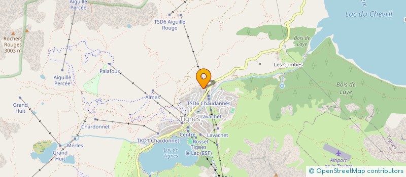 localisation de l'entreprise SOFTCHEMY  TIGNES