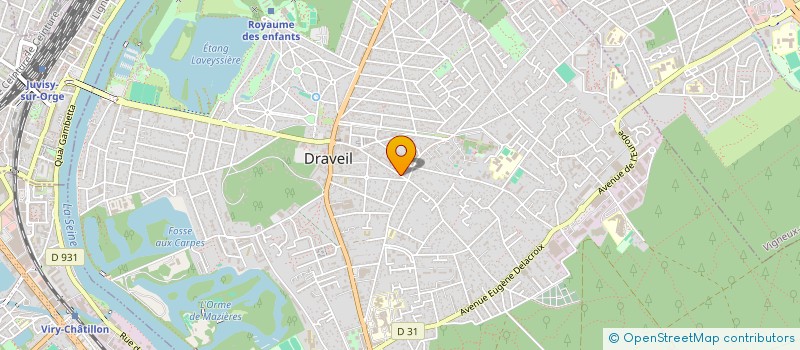 localisation de l'entreprise SOFTCOM MEDIA à DRAVEIL
