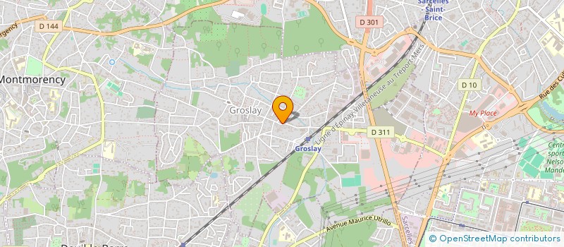 localisation de l'entreprise SOFTDATABASE à GROSLAY