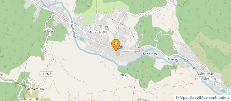 localisation de l'entreprise SOFTDEV  SAINT-FLORENT-SUR-AUZONNET