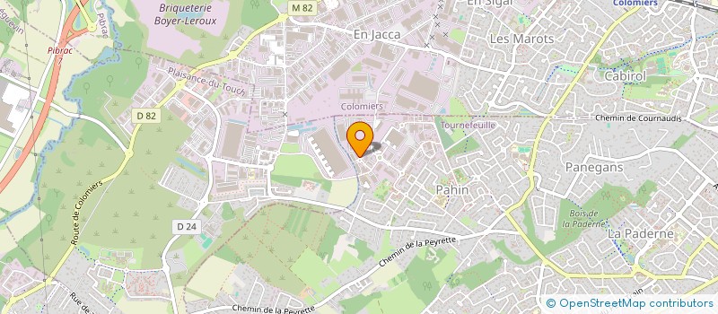 localisation de l'entreprise SOFTEAMG  TOURNEFEUILLE