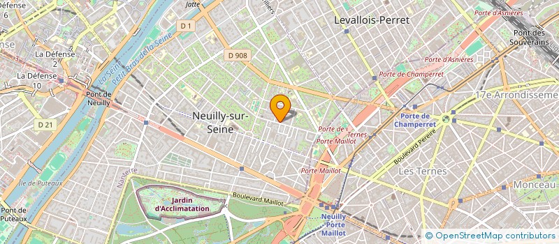 localisation de l'entreprise SOFTECH à NEUILLY-SUR-SEINE