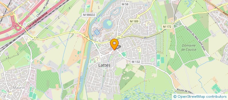 localisation de l'entreprise SOFTEL à LATTES