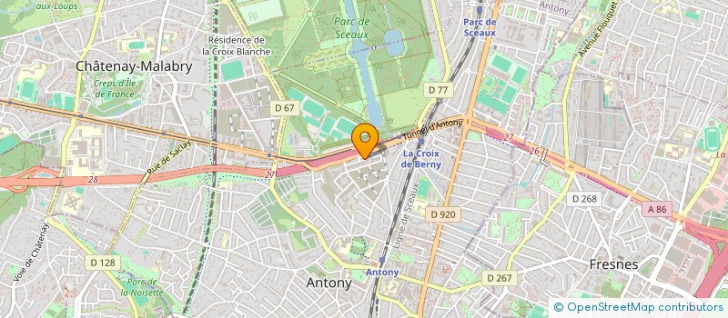 localisation de l'entreprise SOFTFLUENT à ANTONY