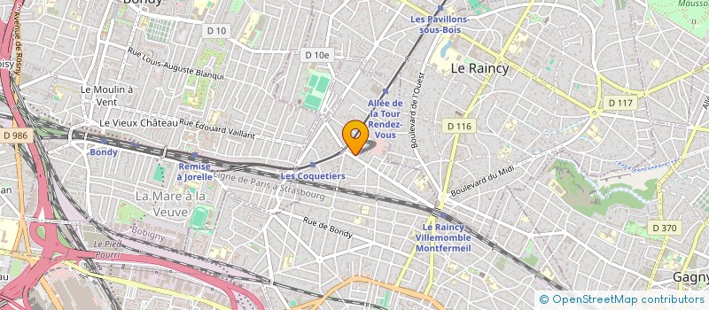 localisation de l'entreprise SOFTGEST à VILLEMOMBLE