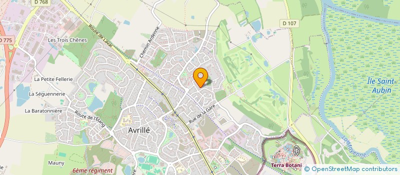 localisation de l'entreprise SOFTIM à AVRILLE