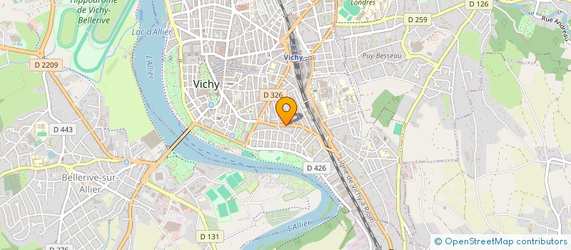 localisation de l'entreprise SOFTIMMO à VICHY