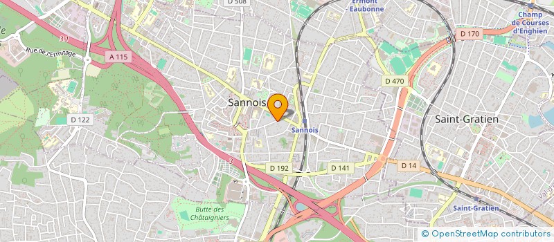 localisation de l'entreprise SOFTIMMO CONSTRUCTION à SANNOIS