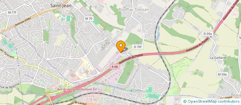 localisation de l'entreprise SOFTINVEST à SAINT-JEAN
