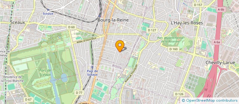 localisation de l'entreprise SOFTNAPTICS à BOURG-LA-REINE