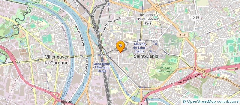 localisation de l'entreprise SOFTNESS  SAINT-DENIS