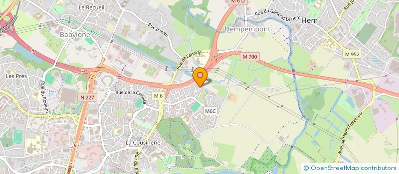 localisation de l'entreprise SOFTOSAPIENS à VILLENEUVE-D'ASCQ