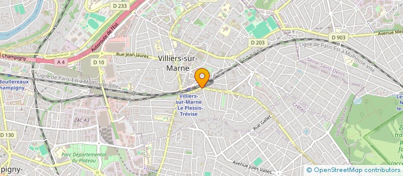 localisation de l'entreprise SOFTOVER  VILLIERS-SUR-MARNE