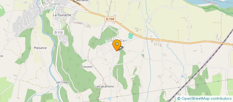 localisation de l'entreprise SOFTRAIL  CHABRILLAN