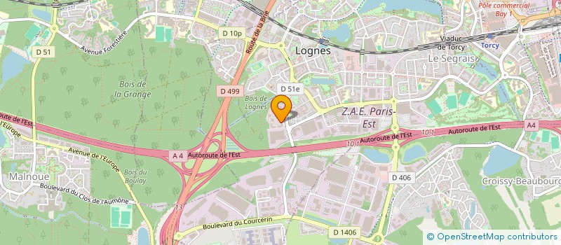 localisation de l'entreprise SOFTREADINESS à LE BOURGET