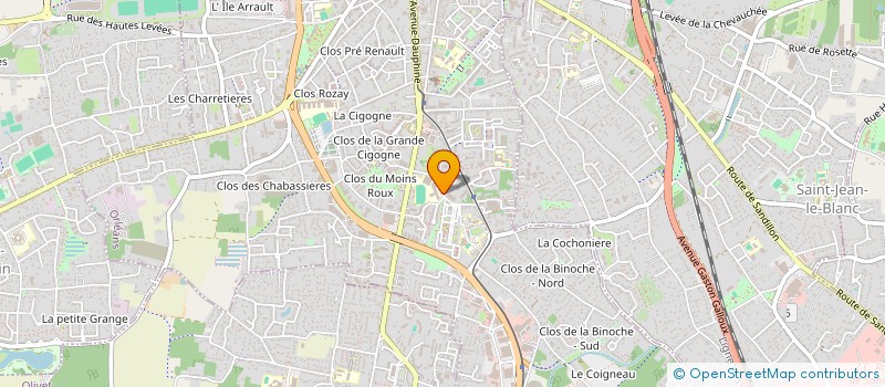 localisation de l'entreprise SOFTSQUARE à ORLEANS