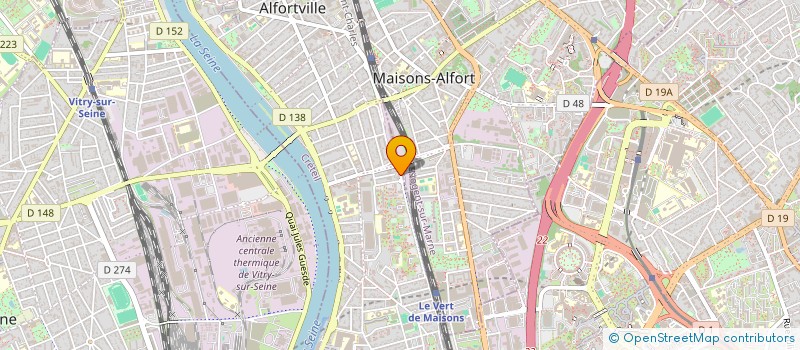 localisation de l'entreprise SOFTSTEPS à ALFORTVILLE