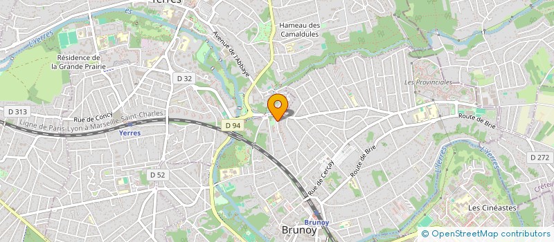 localisation de l'entreprise SOFTSTREAM à BRUNOY