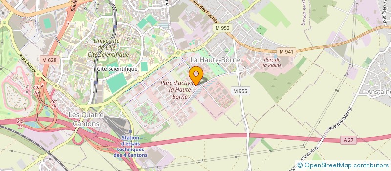 localisation de l'entreprise SOFTTHINKS à LESQUIN