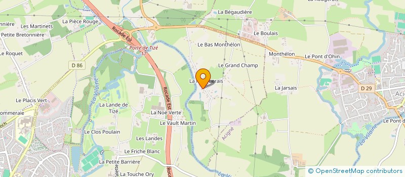 localisation de l'entreprise SOFTURION à THORIGNE-FOUILLARD
