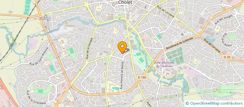 localisation de l'entreprise SOFTWARE AGENCE TECHNOLOGIES à CHOLET