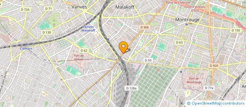 localisation de l'entreprise SOFTWARE SOLUTIONS  MONTROUGE