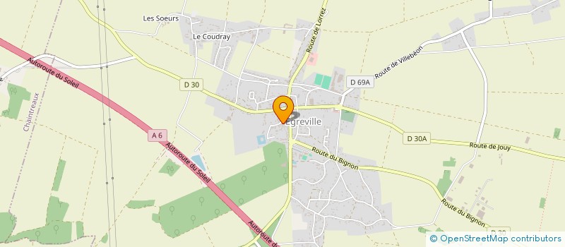 localisation de l'entreprise SOFTWIN à EGREVILLE