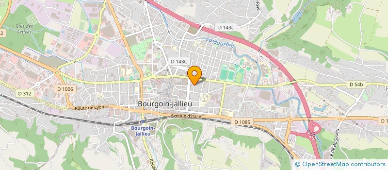 localisation de l'entreprise SOFTY à BOURGOIN-JALLIEU