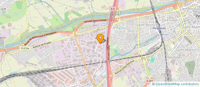 localisation de l'entreprise SOFTY à PERPIGNAN