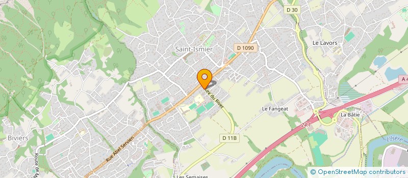 localisation de l'entreprise SOFTY à SAINT-ISMIER