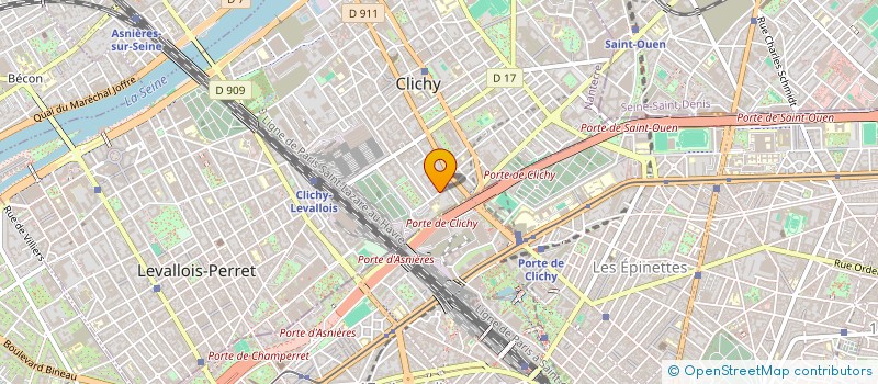 localisation de l'entreprise SOFTYGO à CLICHY