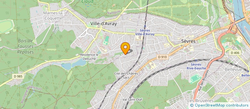 localisation de l'entreprise SOFTYNEO  VILLE-D'AVRAY