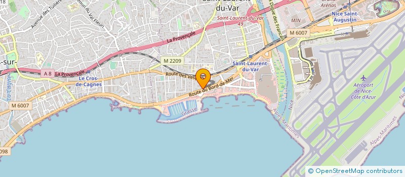 localisation de l'entreprise SOFTYS à SAINT-LAURENT-DU-VAR