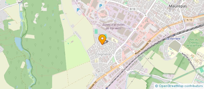 localisation de l'entreprise SOFTYS IMMO à COIGNIERES