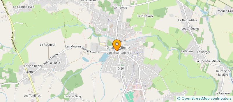 localisation de l'entreprise SOFTZ  GRANDCHAMP-DES-FONTAINES