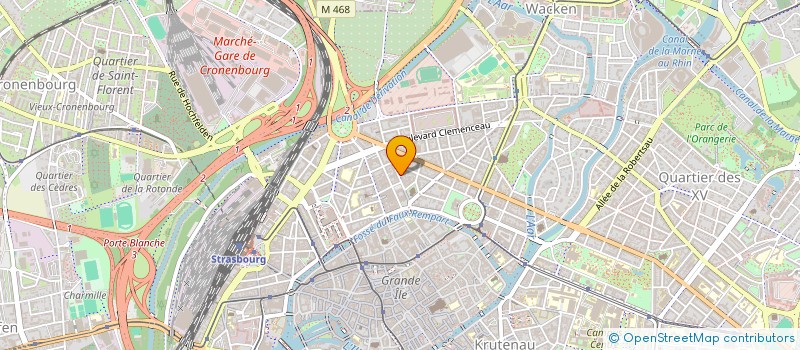 localisation de l'entreprise SOFUB à STRASBOURG