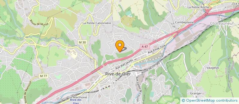 localisation de l'entreprise SOFY BAT à RIVE-DE-GIER