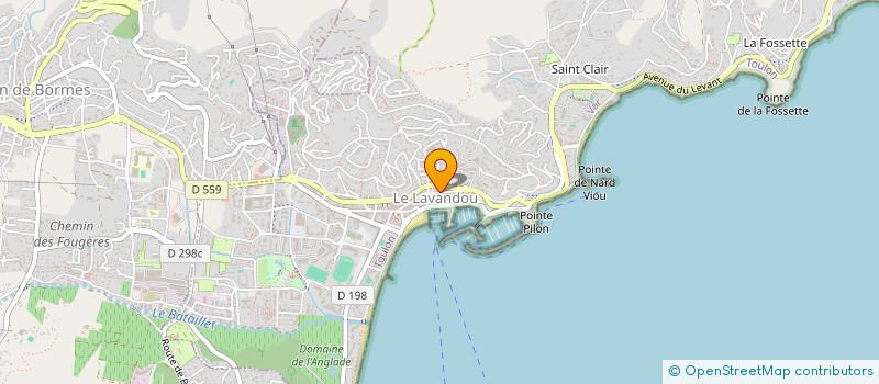 localisation de l'entreprise SOFY ESTHETIK à LE LAVANDOU
