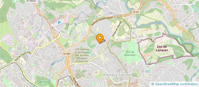 localisation de l'entreprise SOFYA à MONTPELLIER