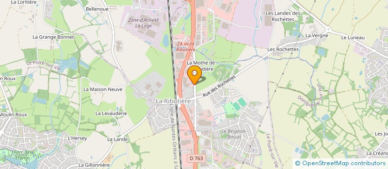 localisation de l'entreprise SOFYDRA à LE POIRE-SUR-VIE