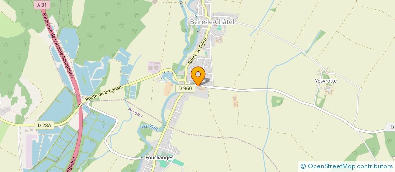 localisation de l'entreprise SOFYLOR  BEIRE-LE-CHATEL