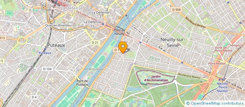 localisation de l'entreprise SOFYS PATRIMOINE à NEUILLY-SUR-SEINE