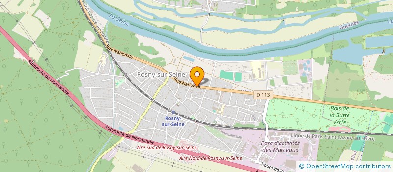 localisation de l'entreprise SOG  ROSNY-SUR-SEINE